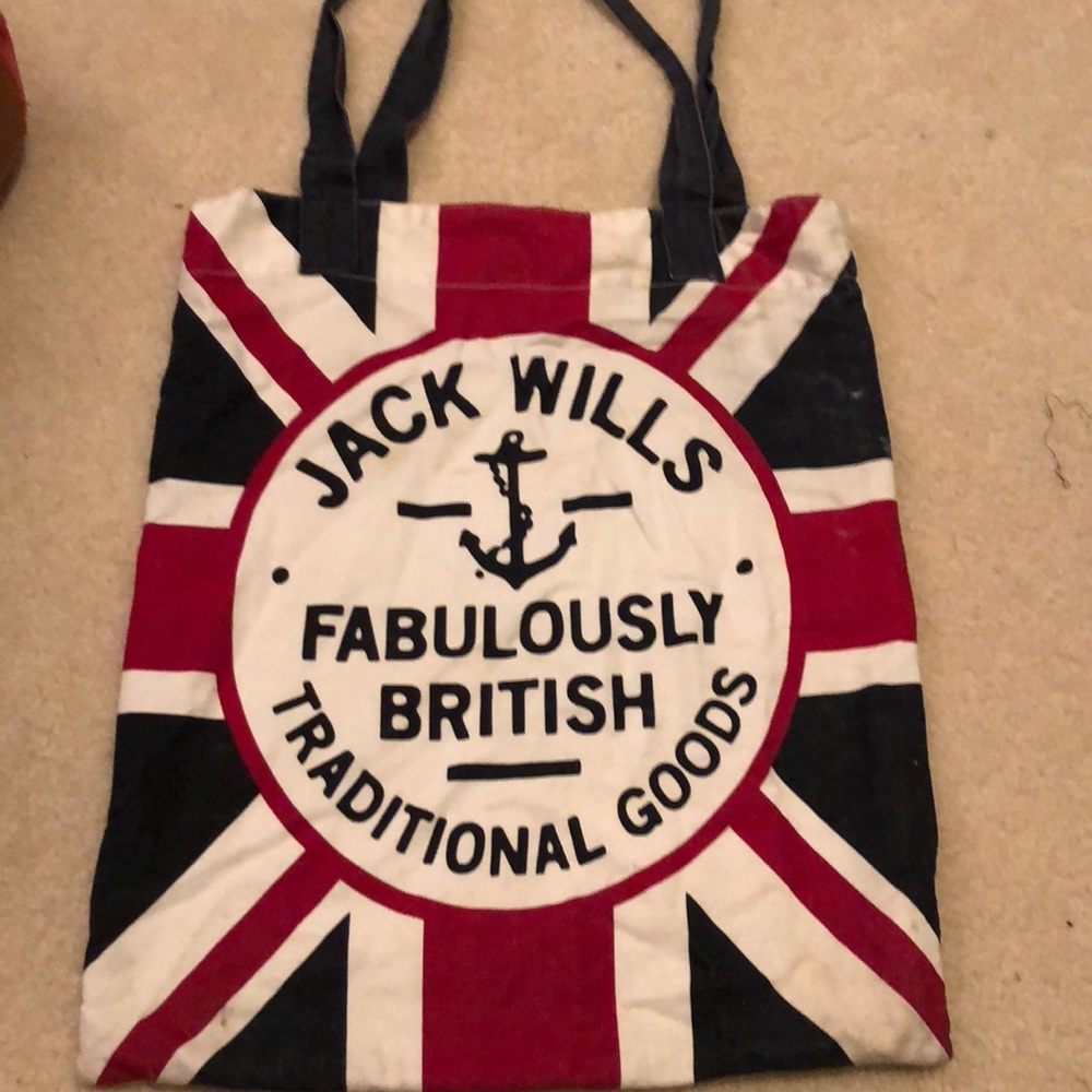 Jack wills canvas tote